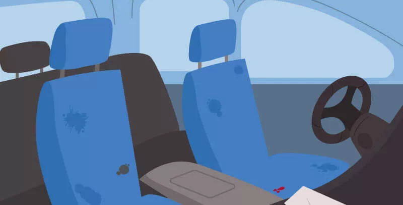5 הכתמים הנפוצים ביותר בניקוי רכבים